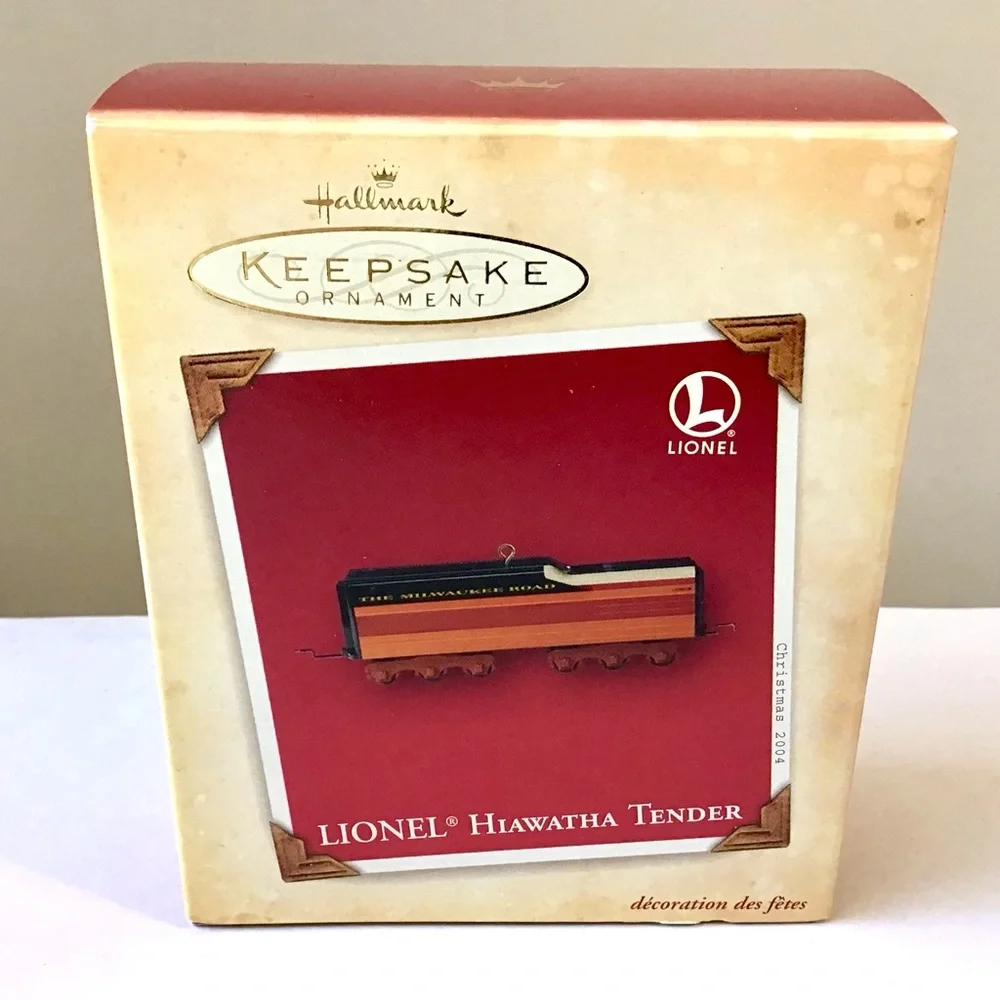 2004 Hallmark LIONEL Train Keepsake Ornament Hiawatha TENDER Christmas Vintage